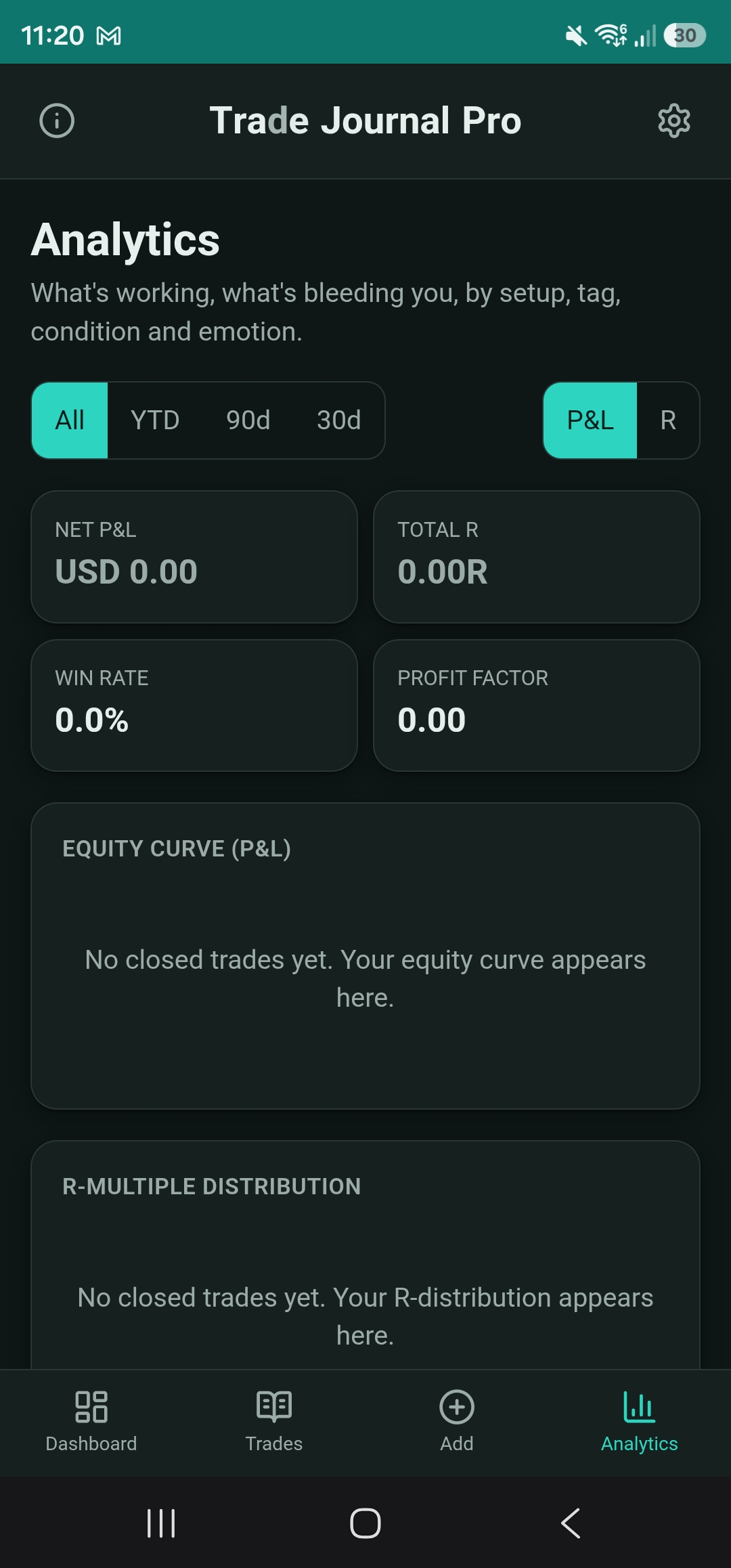 Trade Journal Pro screenshot